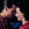 Johnny Depp and Juliette Binoche in Chocolat (2000)