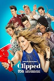 George Wendt, Ashley Tisdale, Ryan Pinkston, Lauren Lapkus, Matt Cook, Mike Castle, and Diona Reasonover in Clipped (2015)