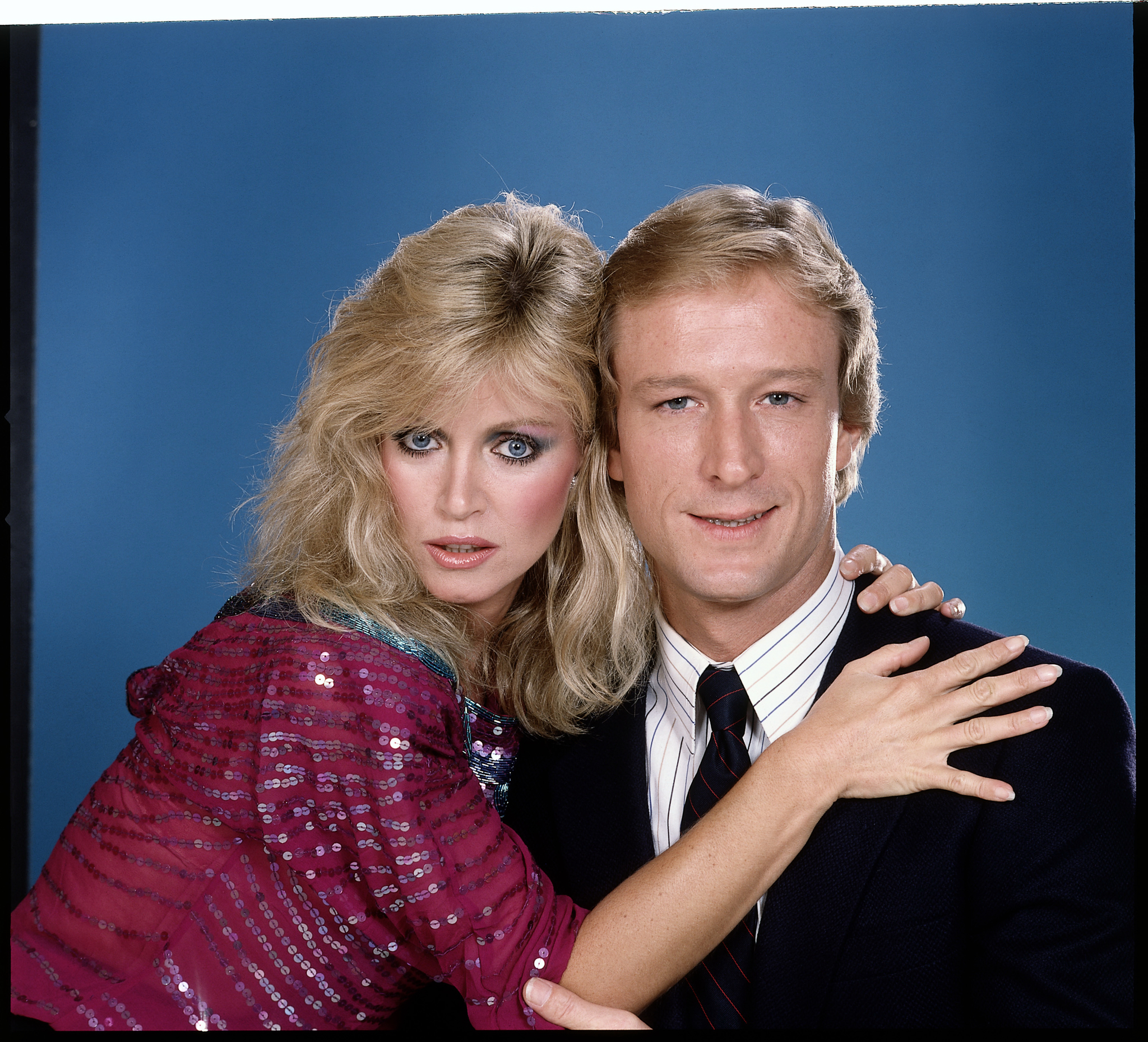 Donna Mills and Ted Shackelford in Knots Landing (1979)