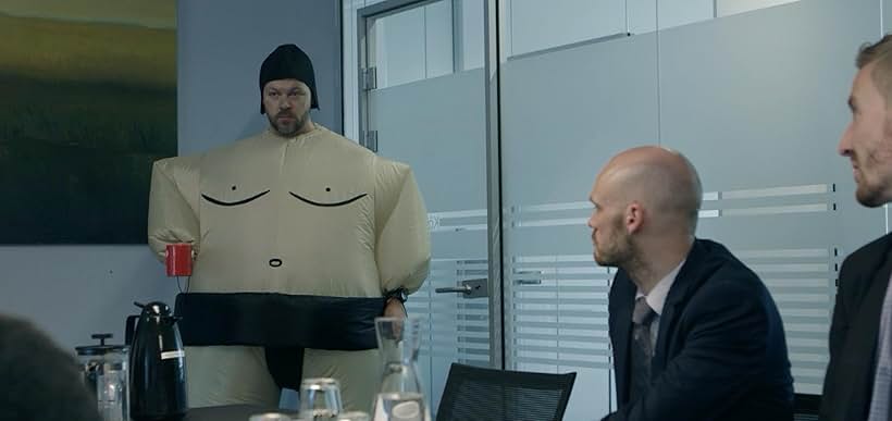 Jonas Schmidt, Troels Faber, and Søren Peter Knudsen in Banken: New Normal (2014)