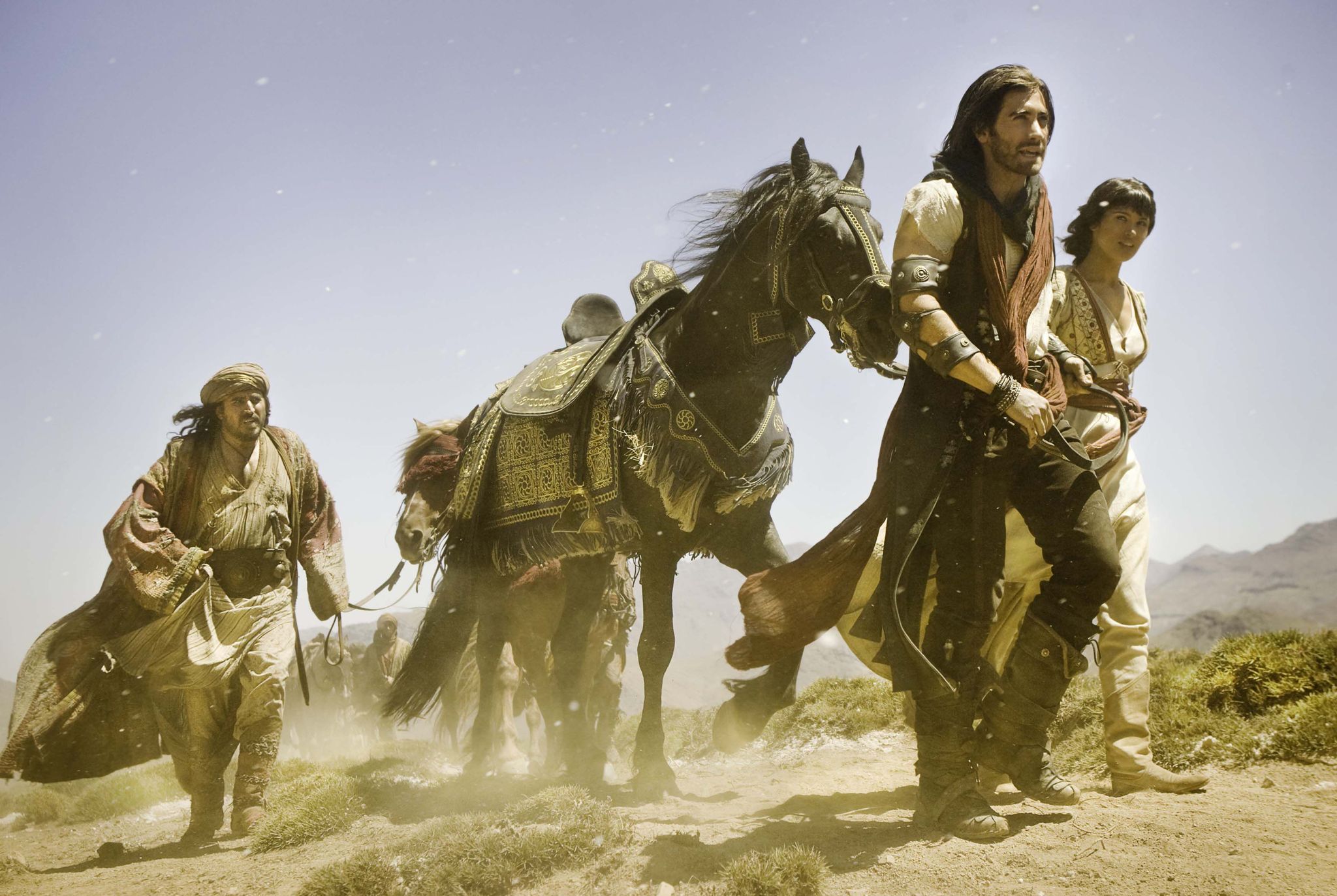 Alfred Molina, Jake Gyllenhaal, and Gemma Arterton in Prince of Persia: The Sands of Time (2010)