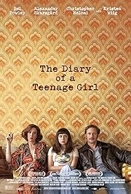 Alexander Skarsgård, Kristen Wiig, and Bel Powley in The Diary of a Teenage Girl (2015)