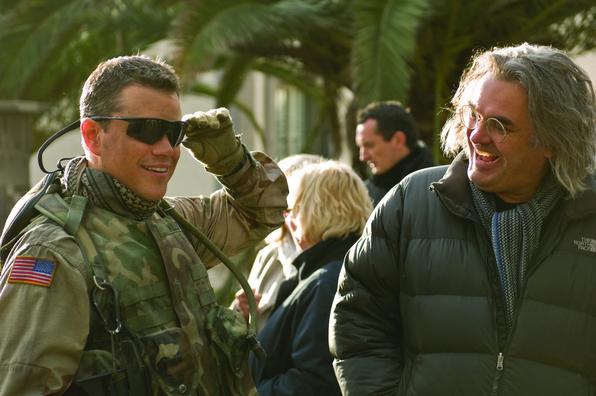 Matt Damon and Paul Greengrass in Green Zone (2010)