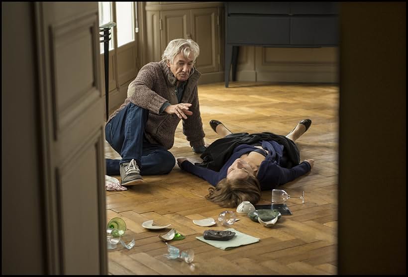 Paul Verhoeven and Isabelle Huppert in Elle (2016)