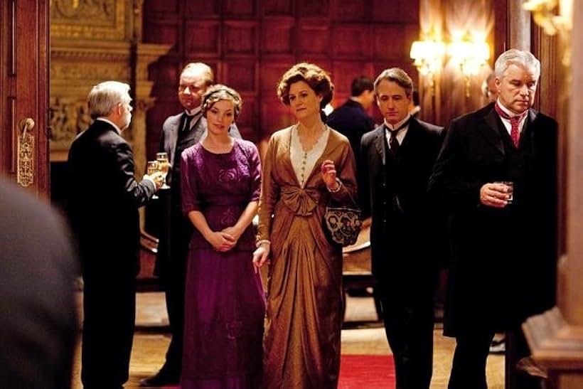 Linus Roache, Geraldine Somerville, and Perdita Weeks in Titanic (2012)