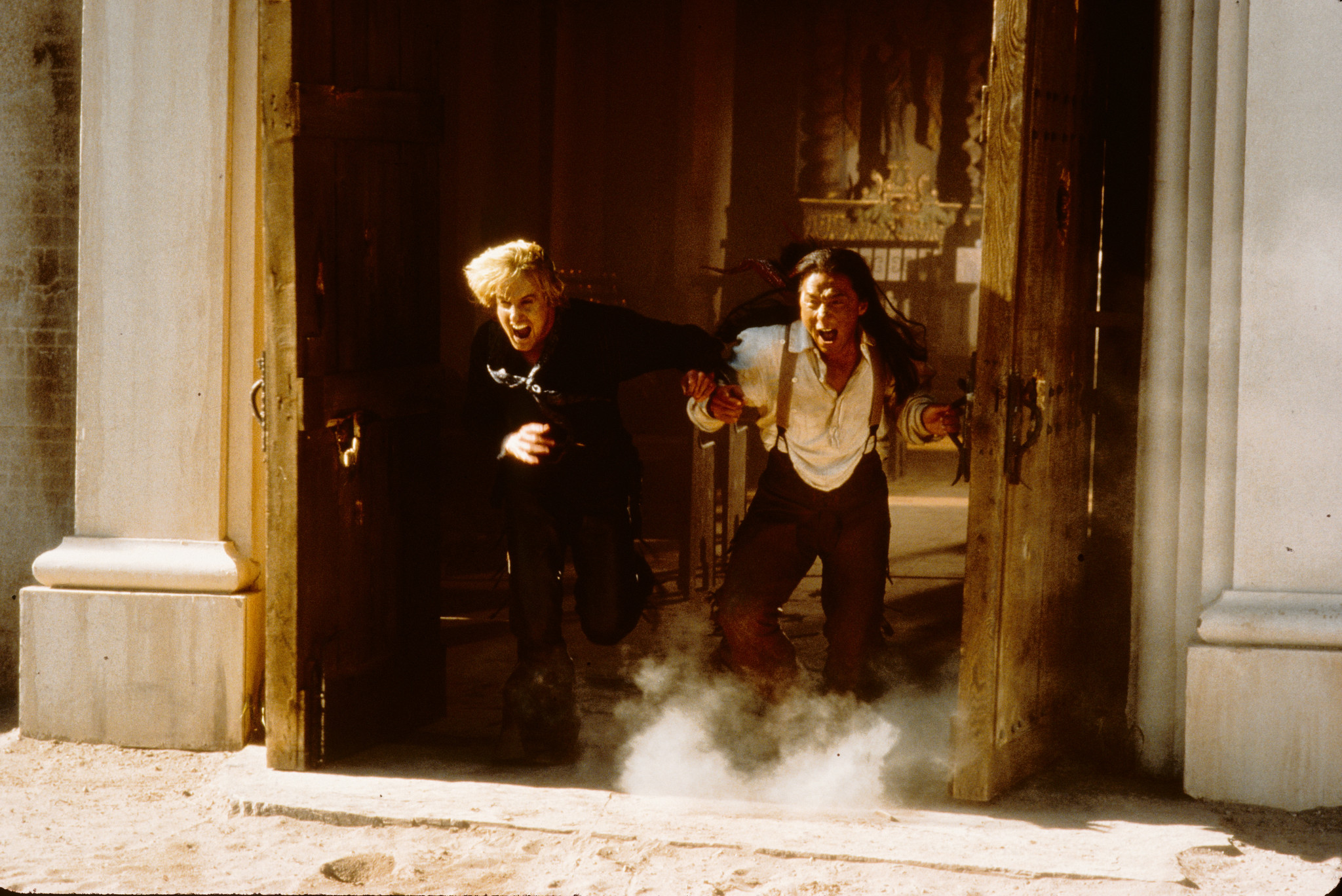 Jackie Chan and Owen Wilson in Shanghai Noon (2000)