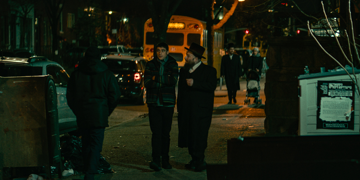 Dave Davis and Menashe Lustig in The Vigil (2019)