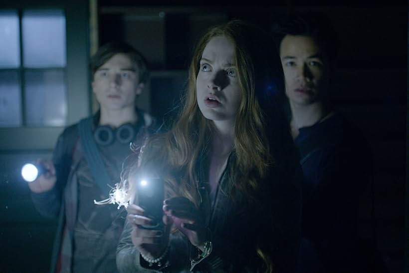 Shannon Kook, Alex Ozerov-Meyer, and Zoé De Grand Maison in A Christmas Horror Story (2015)