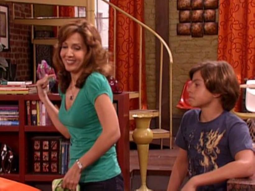 Maria Canals-Barrera and Jake T. Austin in Wizards of Waverly Place (2007)