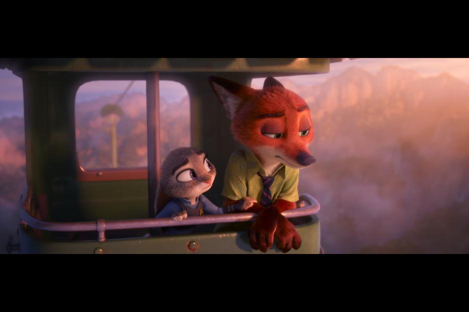 Jason Bateman and Ginnifer Goodwin in Zootopia (2016)