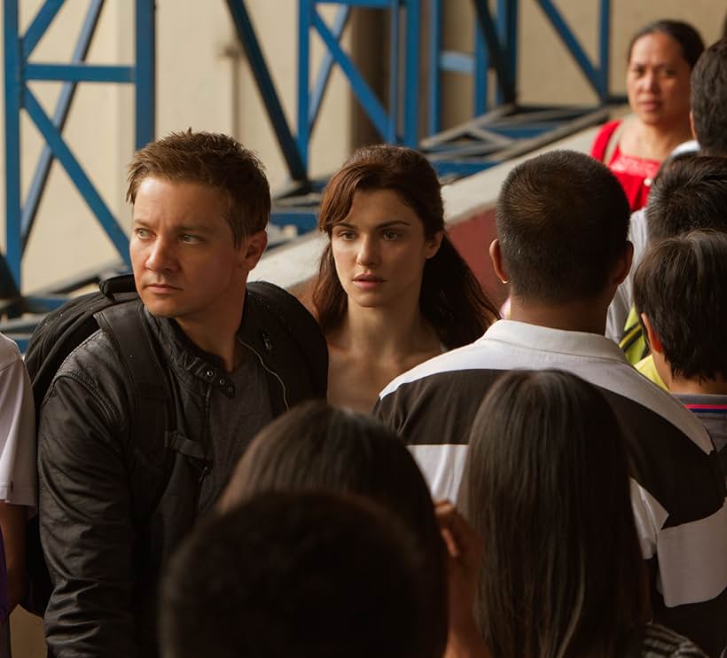 Rachel Weisz and Jeremy Renner in The Bourne Legacy (2012)