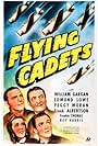 Frank Albertson, William Gargan, Edmund Lowe, and Peggy Moran in Flying Cadets (1941)