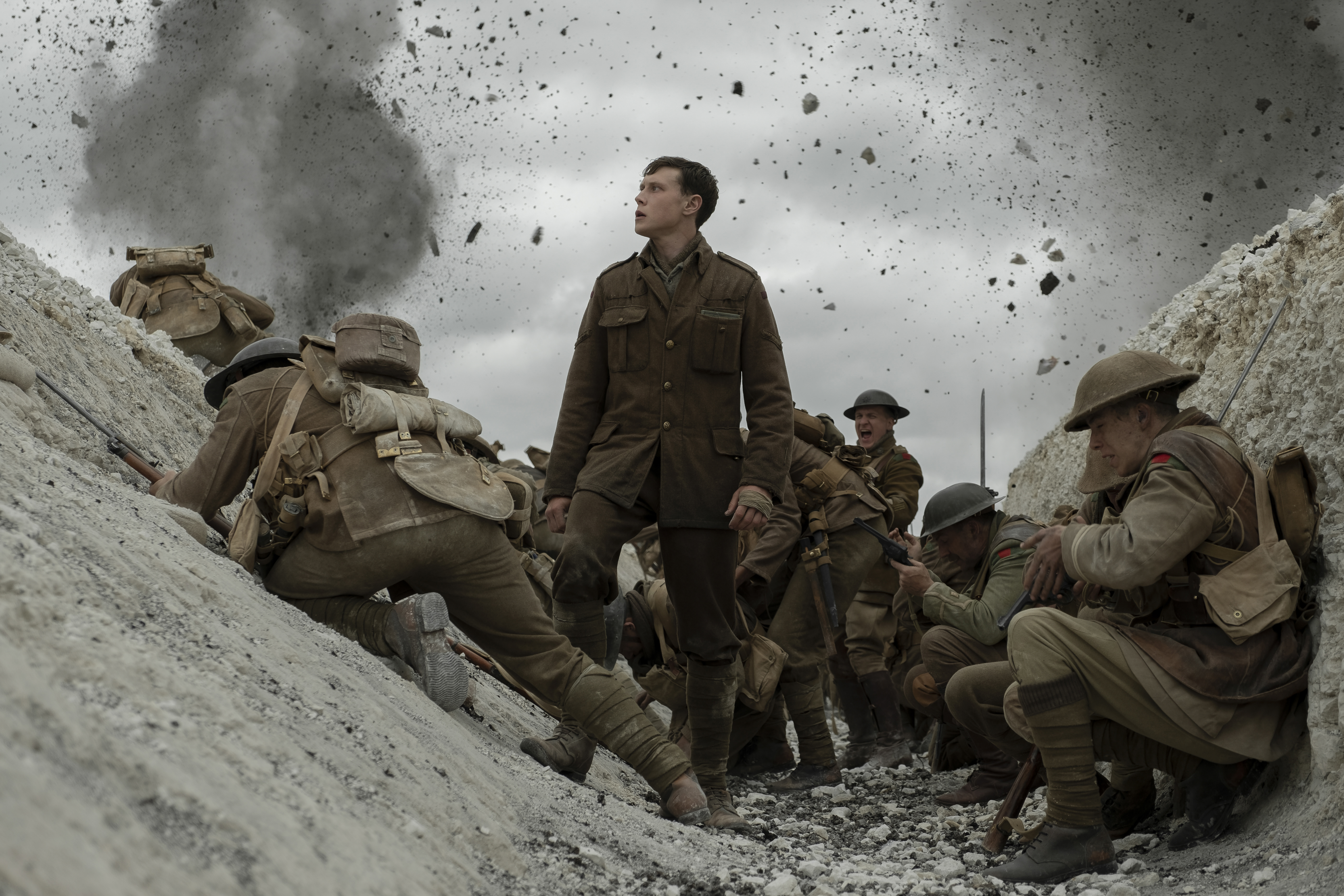 George MacKay and Jamie Parker in 1917 (2019)