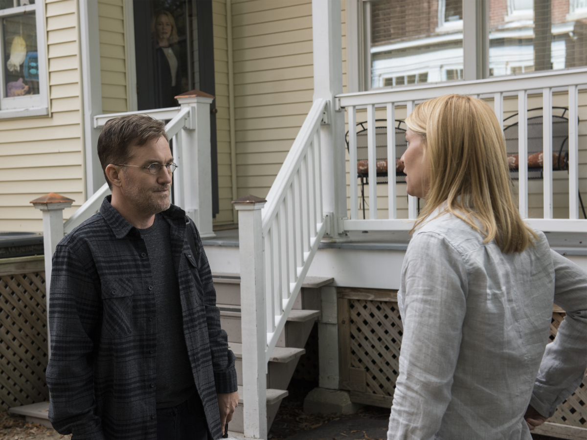 Claire Danes and Maury Sterling in Homeland (2011)