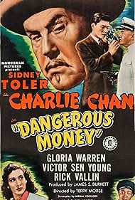 Joseph Crehan, Sidney Toler, Gloria Warren, and Victor Sen Yung in Dangerous Money (1946)