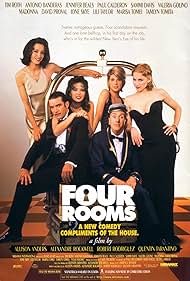 Antonio Banderas, Madonna, Valeria Golino, Tim Roth, Marisa Tomei, and Jennifer Beals in Four Rooms (1995)