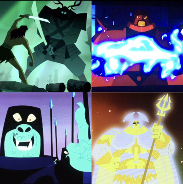 Various Samurai Jack characters voiced by Aaron LaPlante