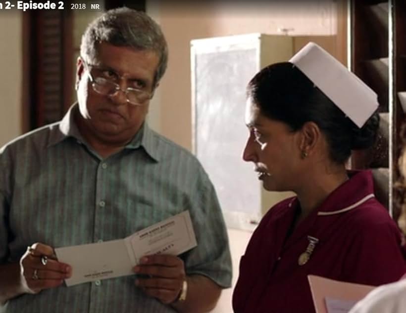 Nimmi Harasgama and Darshan Jariwala in The Good Karma Hospital (2017)