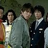 Atsushi Harada, Ryûichirô Nishioka, Kayoko Shibata, Kenji Shibata, and Masashi Taniguchi in Kyûkyû Sentai GoGoFive (1999)