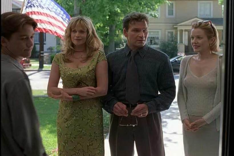 Melanie Griffith, Penelope Ann Miller, Patrick Swayze, and Joseph Gordon-Levitt in Forever Lulu (2000)