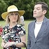 Ashley Jensen and Mathew Horne in Agatha Raisin (2014)