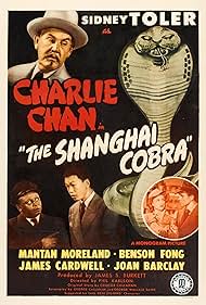 Joan Barclay, James Cardwell, Benson Fong, Mantan Moreland, and Sidney Toler in The Shanghai Cobra (1945)