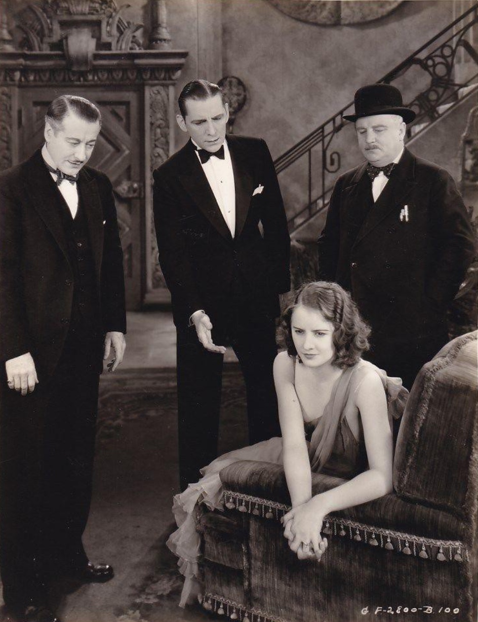 Barbara Stanwyck, William 'Stage' Boyd, George Bunny, and Mack Swain in The Locked Door (1929)