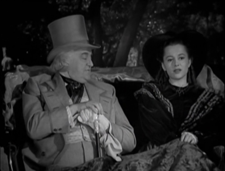 Olivia de Havilland and Sydney Greenstreet in Devotion (1946)