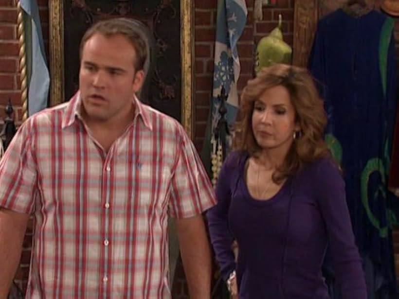 Maria Canals-Barrera and David DeLuise in Wizards of Waverly Place (2007)