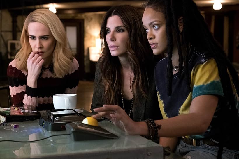 Sandra Bullock, Sarah Paulson, and Rihanna in Ocean's Eight (2018)