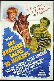 Jackie 'Butch' Jenkins, Peter Lawford, Beverly Tyler, and Pal in My Brother Talks to Horses (1947)