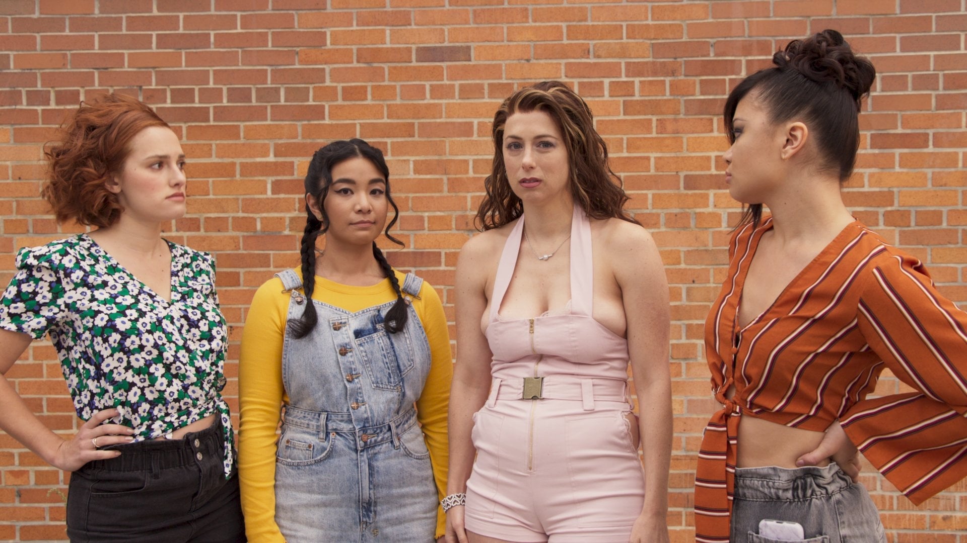 Iliza Shlesinger, Rachel B. Joyce, Iliana Inocencio, and Kerry Coddett in The Iliza Shlesinger Sketch Show (2020)