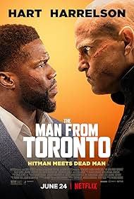 Woody Harrelson and Kevin Hart in The Man from Toronto (2022)