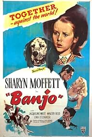 Sharyn Moffett, Una O'Connor, Walter Reed, Jacqueline White, and Banjo the Dog in Banjo (1947)