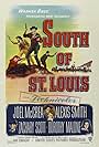 Dorothy Malone, Joel McCrea, Zachary Scott, and Alexis Smith in South of St. Louis (1949)