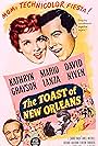 David Niven, Kathryn Grayson, and Mario Lanza in The Toast of New Orleans (1950)