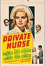 Jane Darwell, Brenda Joyce, and Sheldon Leonard in Private Nurse (1941)