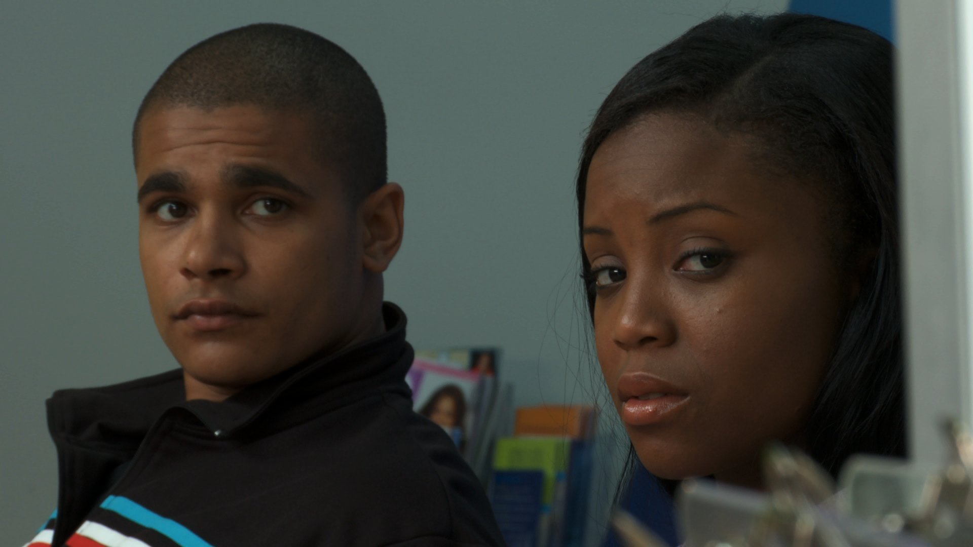 Chasiti Hampton and Jonathan 'Lil J' McDaniel in 9ine (2011)