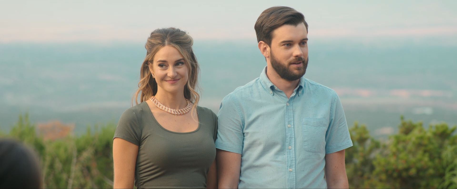 Shailene Woodley and Jack Whitehall in Robots (2023)