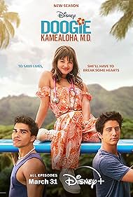 Milo Manheim, Alex Aiono, and Peyton Elizabeth Lee in Doogie Kamealoha, M.D. (2021)