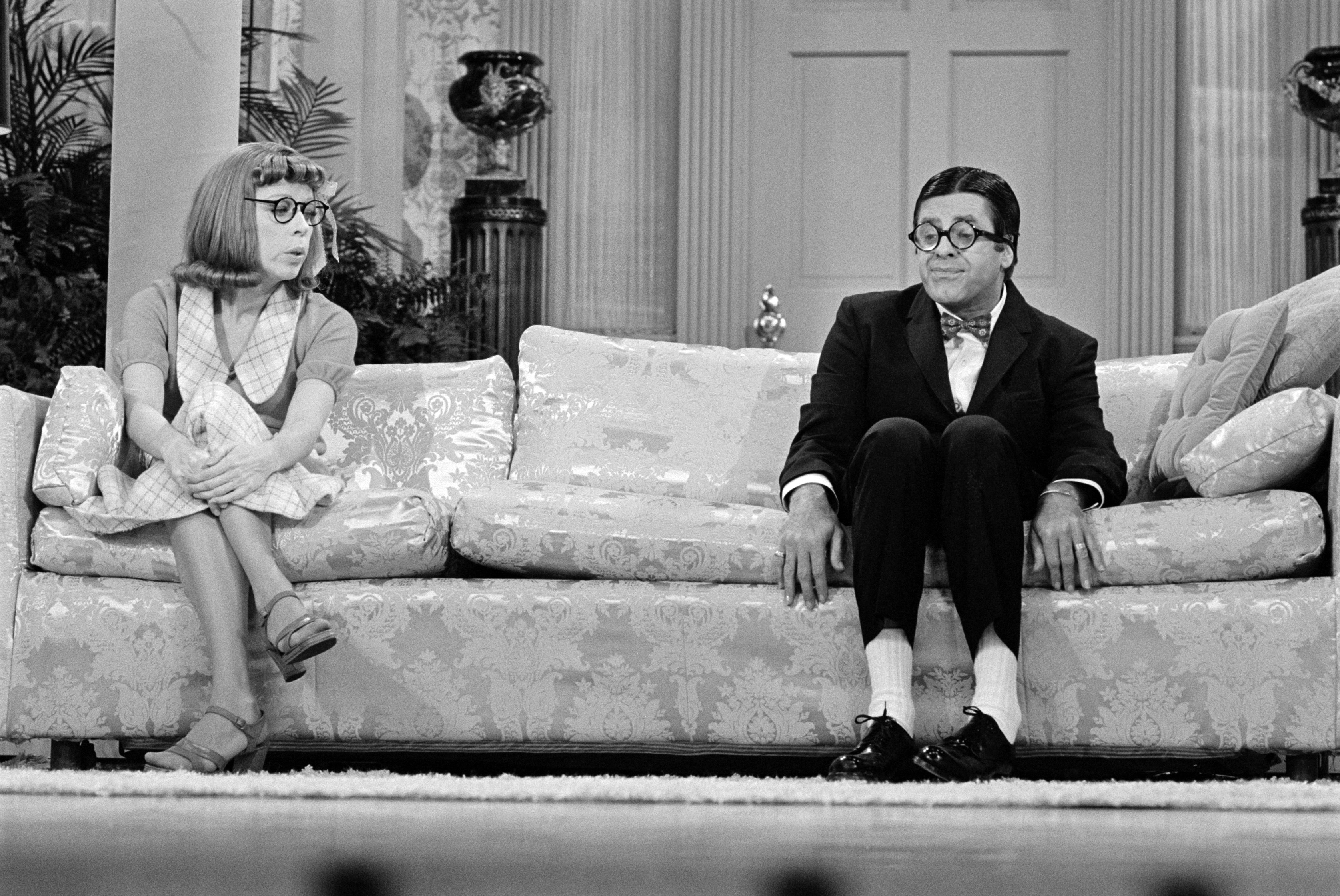 Carol Burnett and Jerry Lewis in The Carol Burnett Show (1967)