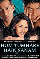 Madhuri Dixit, Salman Khan, and Shah Rukh Khan in Hum Tumhare Hain Sanam (2002)