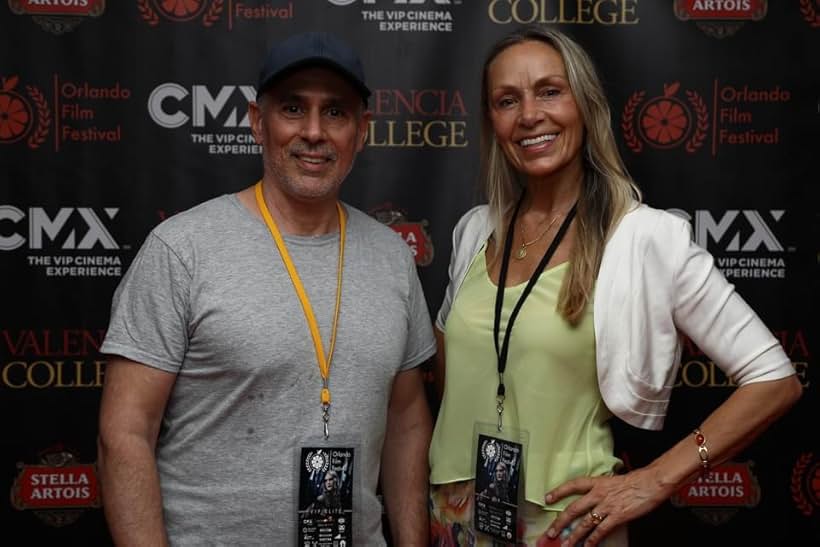 Marianne Hettinger and Vince Marciano at an event for Mango Tango: The Director's Cut (2022)