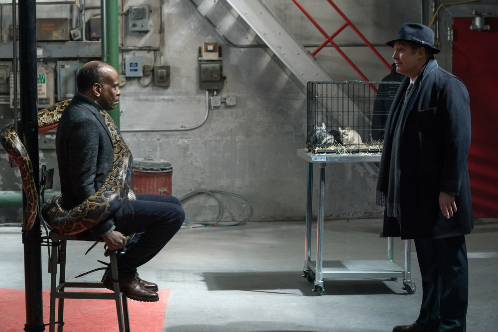 James Spader and K. Todd Freeman in The Blacklist (2013)