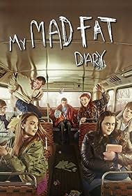 Jordan Murphy, Darren Evans, Nico Mirallegro, Jodie Comer, Ciara Baxendale, Dan Cohen, and Sharon Rooney in My Mad Fat Diary (2013)