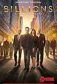 David Costabile, Jeffrey DeMunn, Paul Giamatti, Damian Lewis, Corey Stoll, Kelly AuCoin, Maggie Siff, Asia Kate Dillon, and Dola Rashad in Billions (2016)