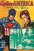 Lorna Gray and Dick Purcell in Captain America (1944)