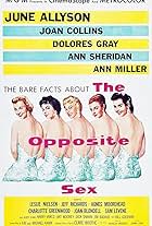 Leslie Nielsen, June Allyson, Joan Blondell, Joan Collins, Agnes Moorehead, Dolores Gray, Sam Levene, Ann Miller, and Ann Sheridan in The Opposite Sex (1956)