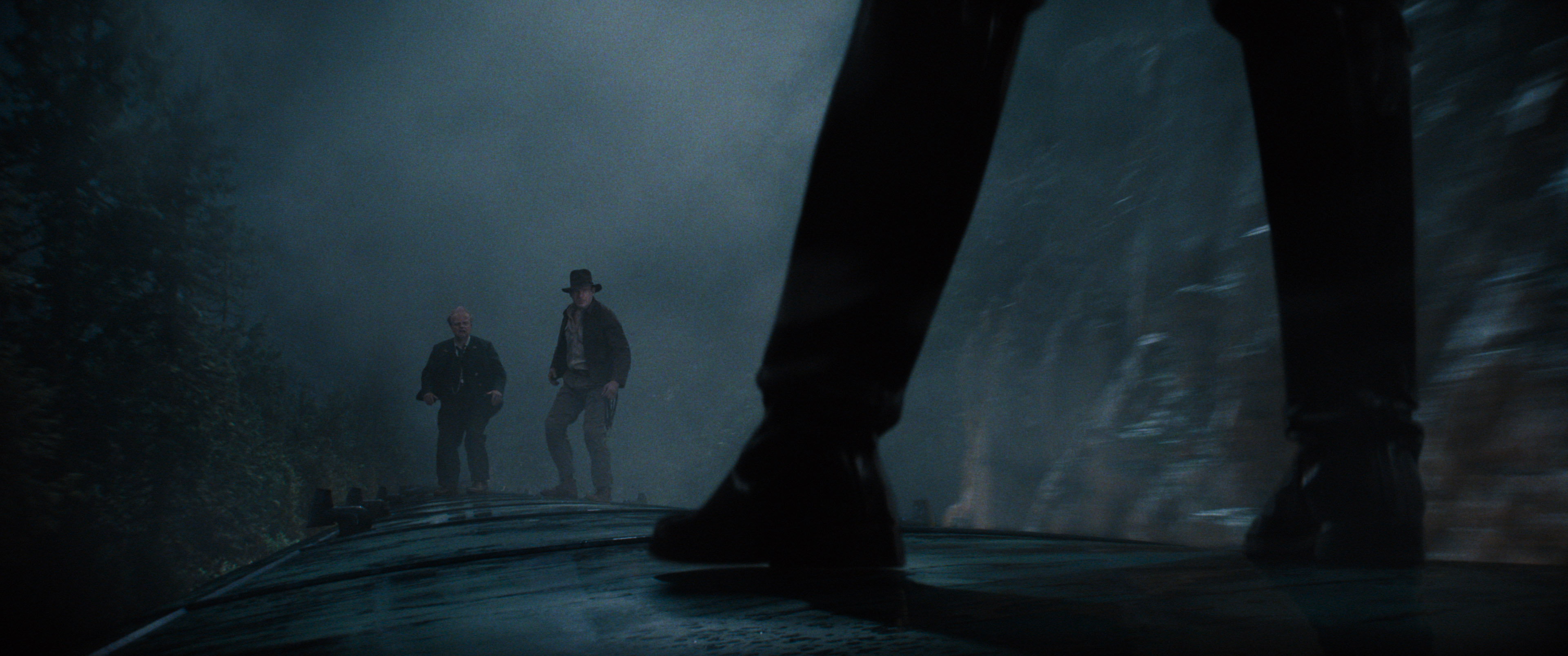 Harrison Ford, Toby Jones, and Mads Mikkelsen in Indiana Jones and the Dial of Destiny (2023)