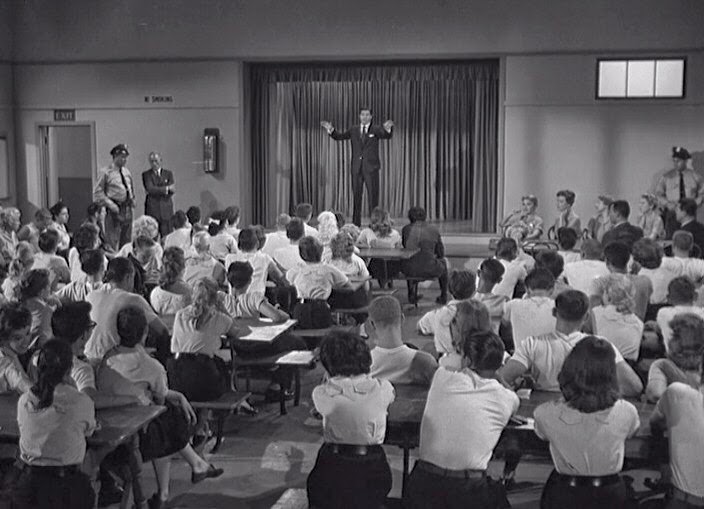 Virginia Aldridge, George Brenlin, Jack Grinnage, Marcia Henderson, John Hoyt, Scott Marlowe, Dorothy Provine, Craig Slocum, Jerome Thor, and Richard Tyler in Riot in Juvenile Prison (1959)